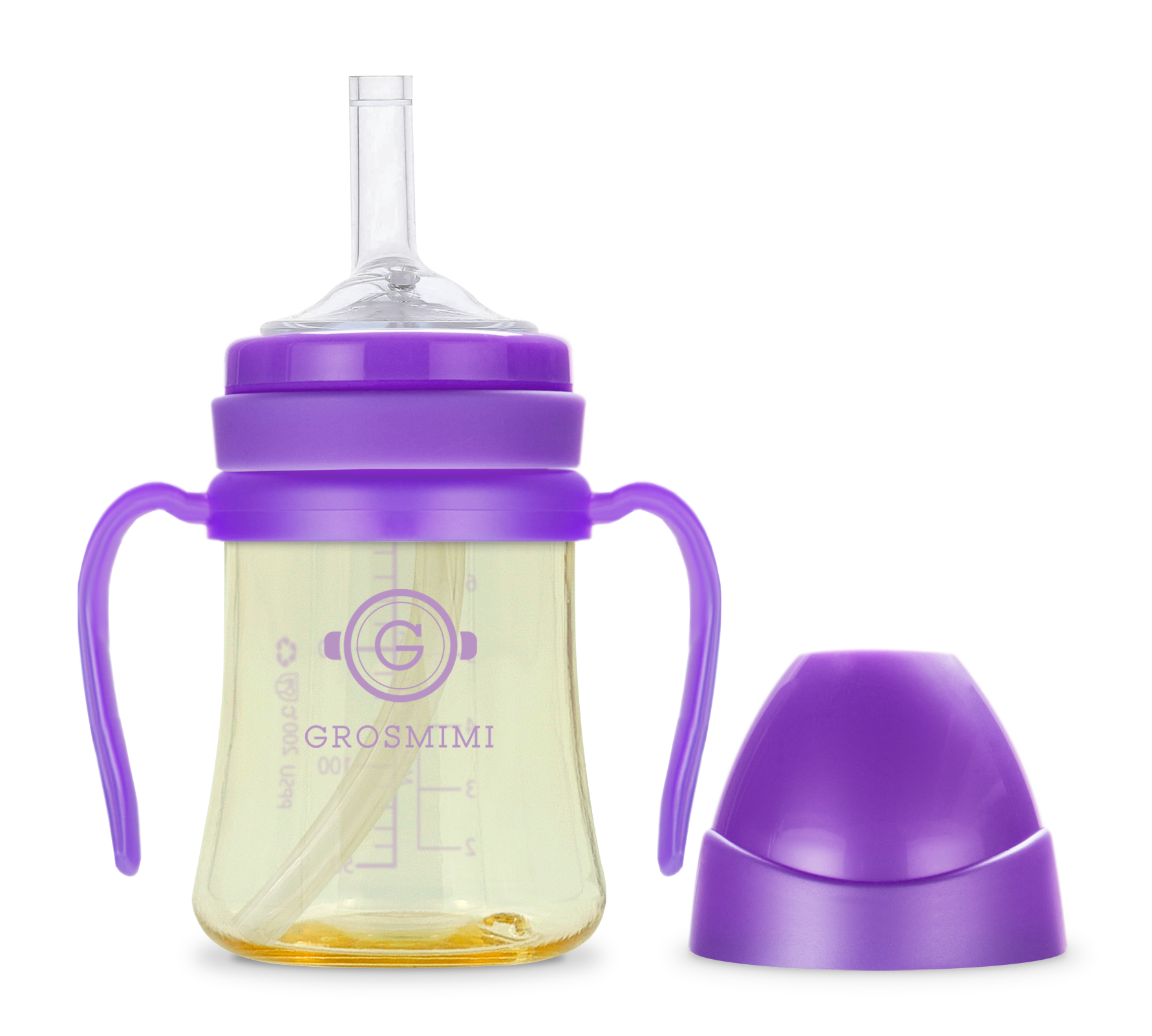 Grosmimi PPSU Straw Cup Sippy Cup 200ml From 6 months+ Grosmimi Australia