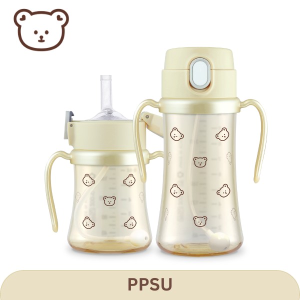 Grosmimi PPSU Straw Cup Sippy Cup 200ml -Dark Series